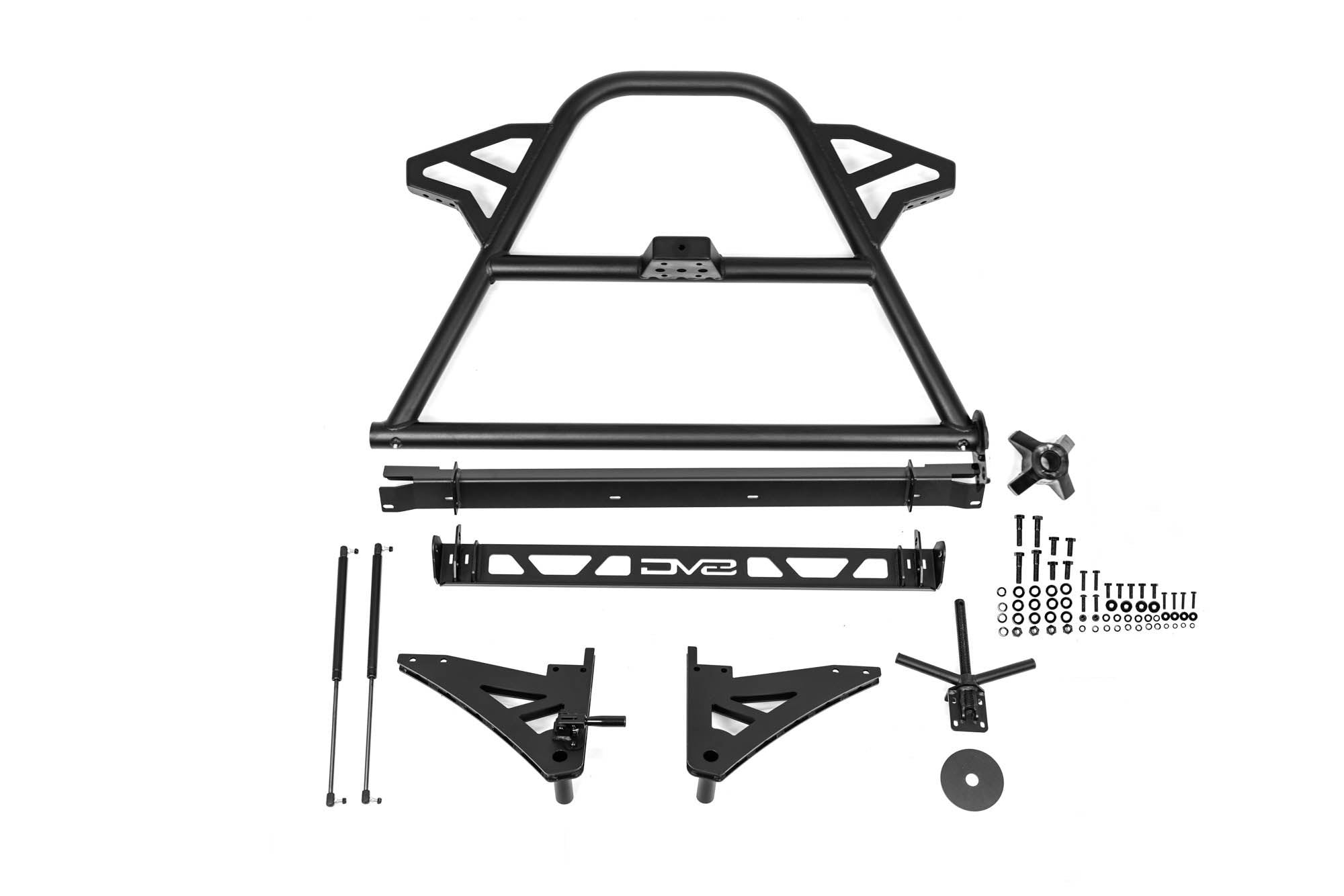 2020 2025 Jeep Gladiator JT Adjustable In Bed Tire Carrier DV8 Offroad