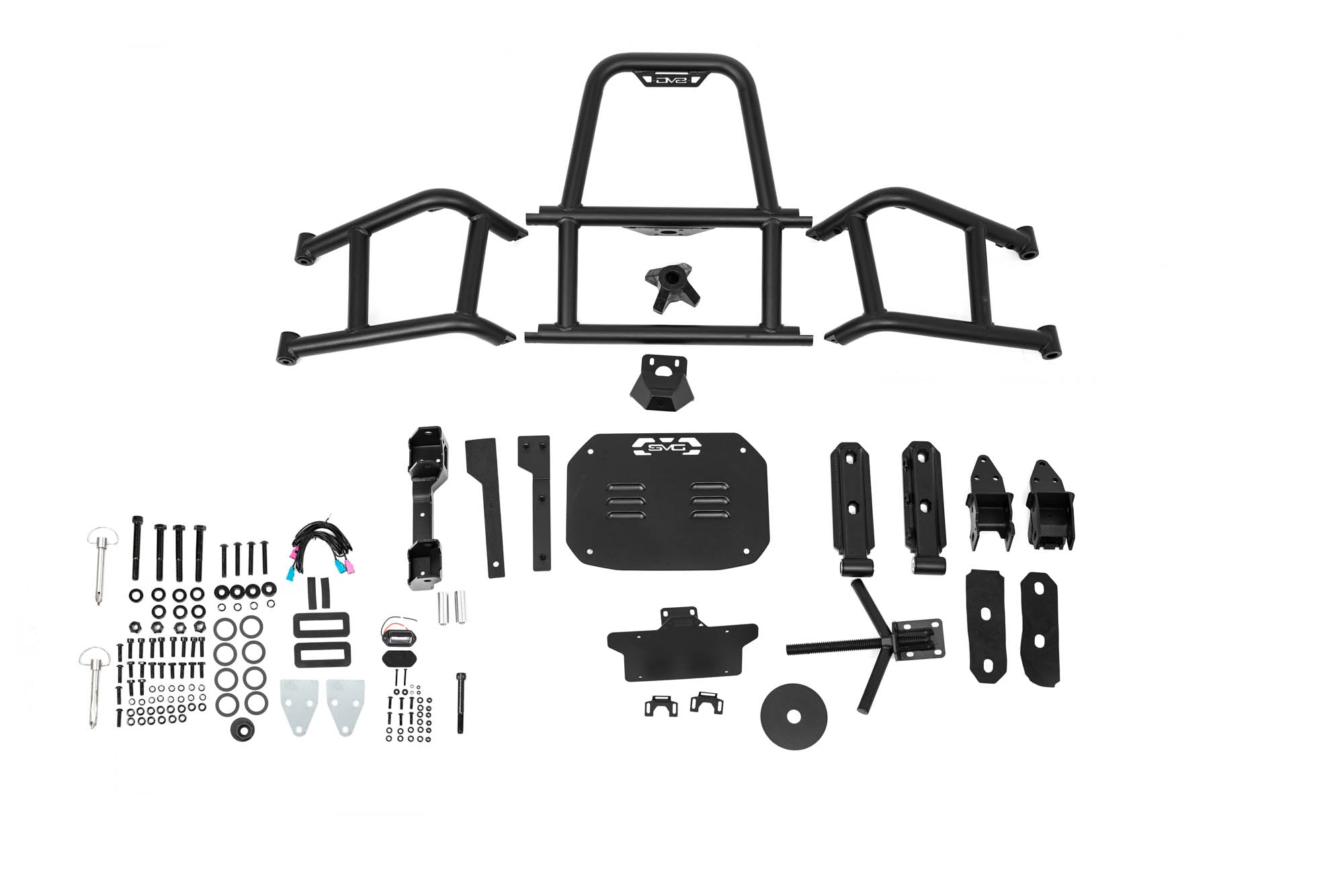 2018 2025 Jeep Wrangler JL Body Mounted Tire Carrier DV8 Offroad