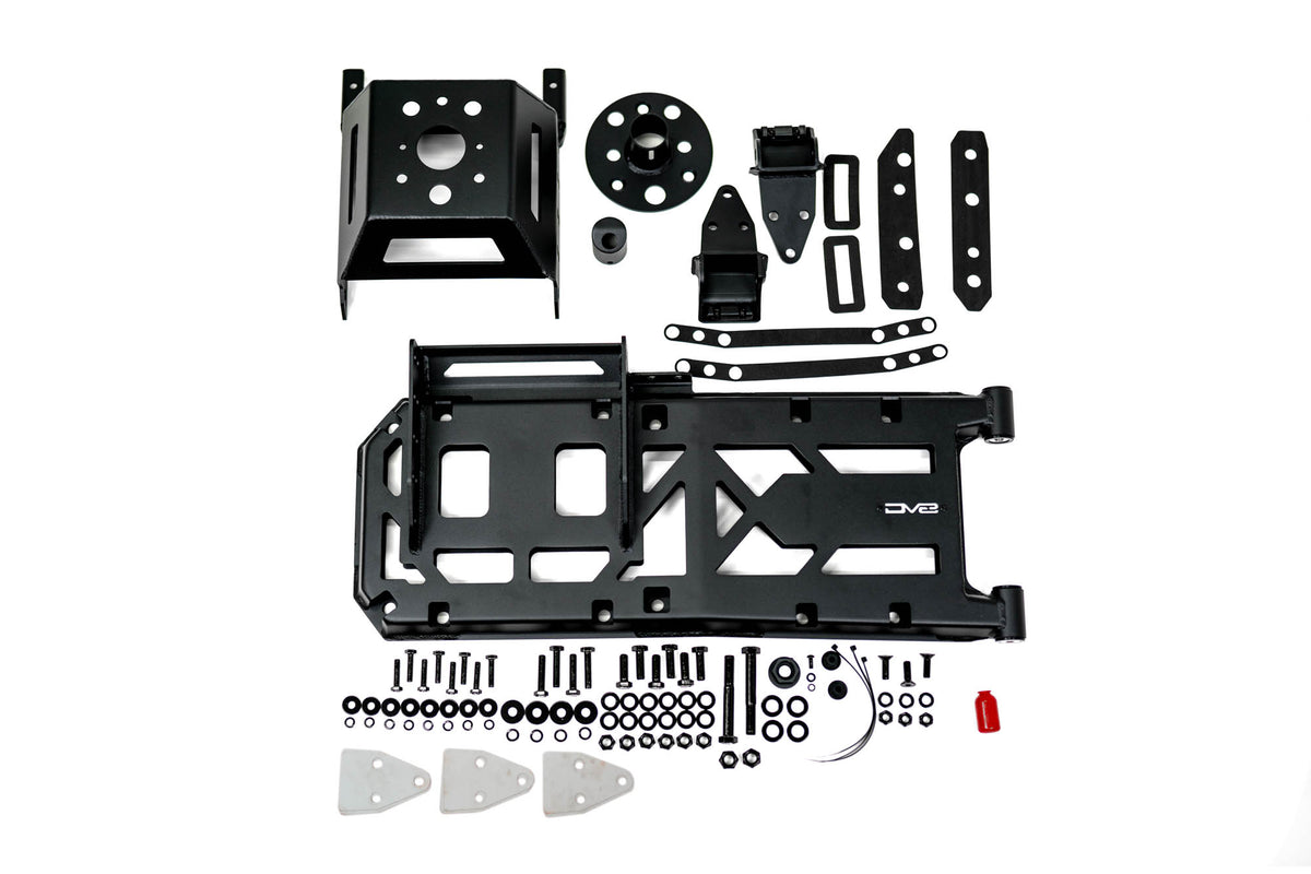 2018 2025 Jeep Wrangler JL Spare Tire Carrier DV8 Offroad