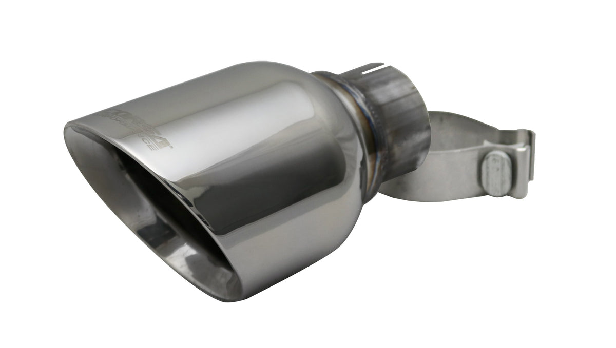 Single 4.5 Inch Polished Pro-Series Tip (Clamp Included) 2.5 Inch Inlet Fits 11-Present Dodge Durango, 5.7L V8 (2 Required) Stainless Steel Corsa Performance