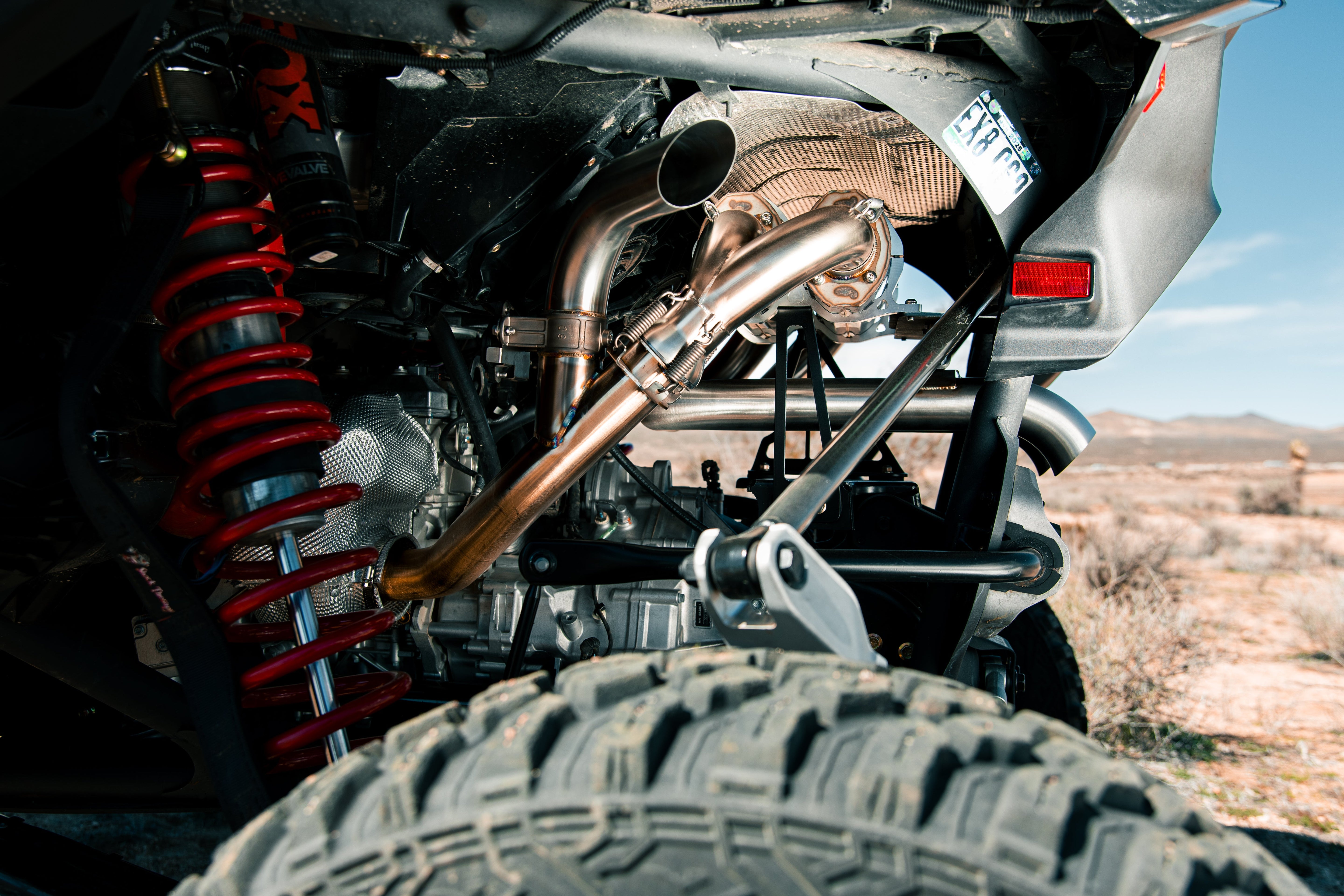 Can-Am Maverick R Sidepiece Valved Head Pipe