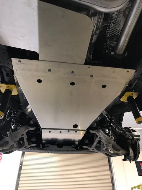 2021-2024 Ram TRX skid plate kit showcasing durable underbody protection for off-road adventures.