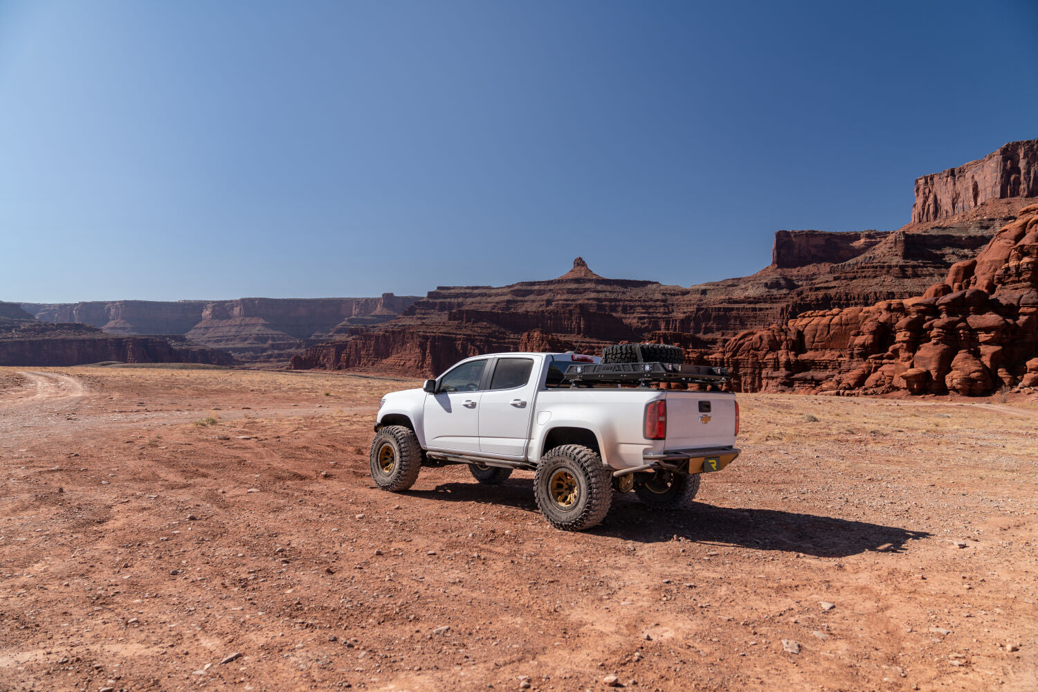 TrailSlider Step System Cab Length (2 Steps per Side) 2015-2025 Chevy Colorado/GMC Canyon Crew Cab Textured Black NFab