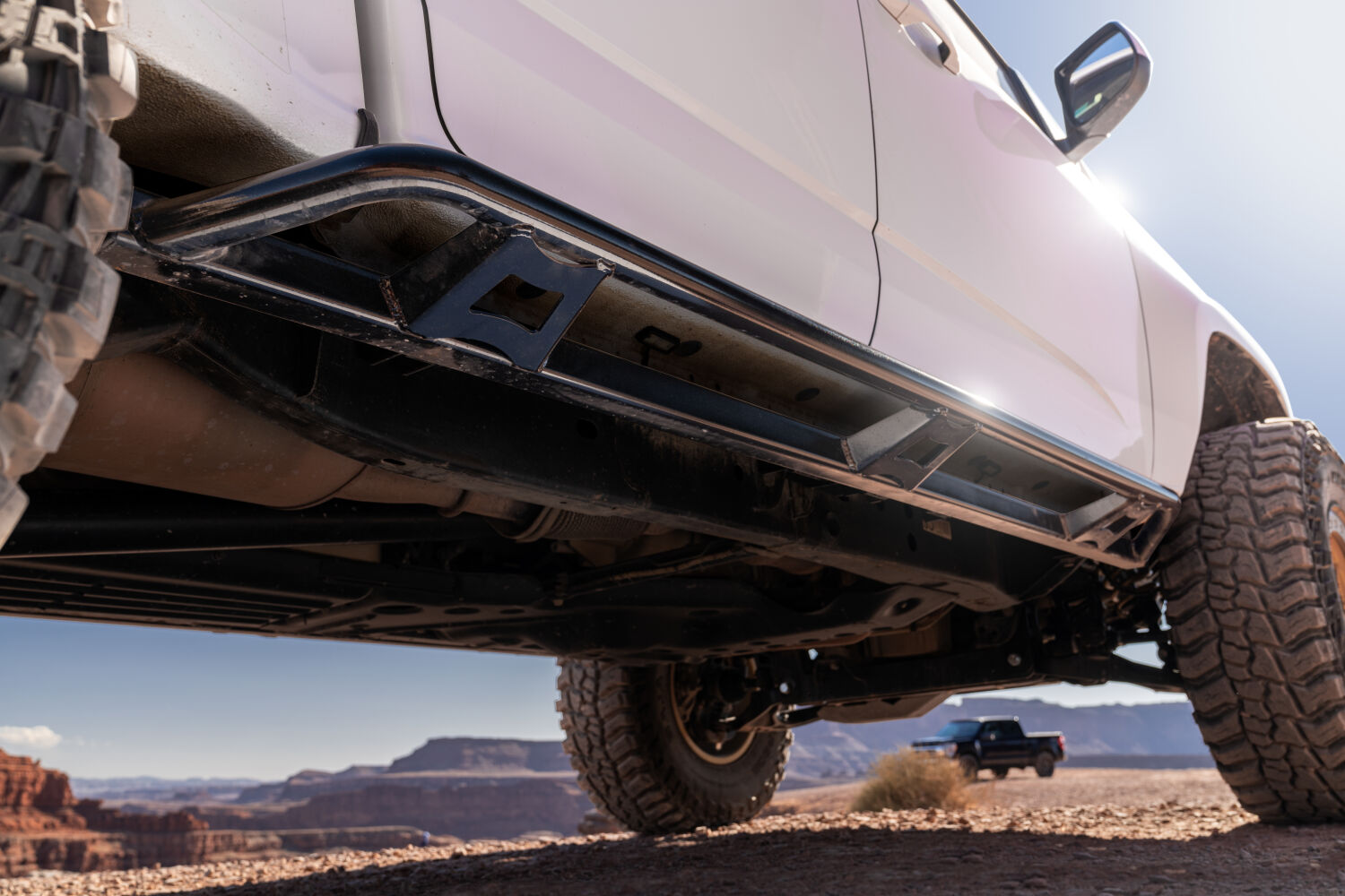 TrailSlider Step System Cab Length (2 Steps per Side) 2015-2025 Chevy Colorado/GMC Canyon Crew Cab Textured Black NFab