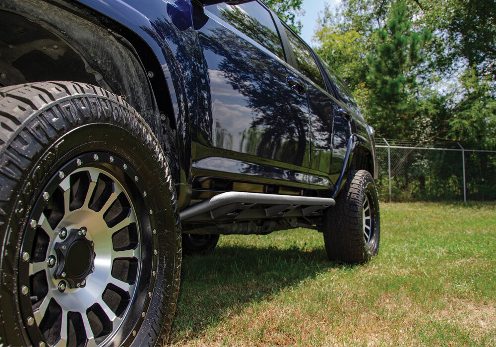 TrailSlider Step System Cab Length (2 Steps per Side) 2015-2025 Chevy Colorado/GMC Canyon Crew Cab Textured Black NFab