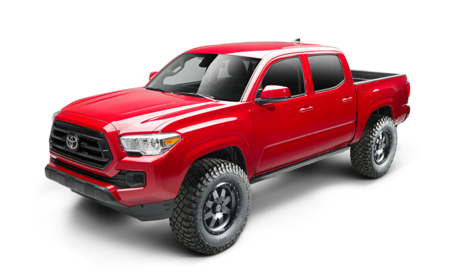 TrailSlider Step System Cab Length (2 Steps per Side) 2016-2023 Toyota Tacoma Double Cab Textured Black NFab