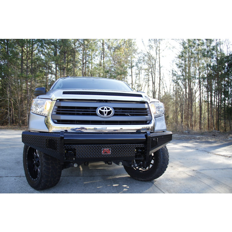 Fab Fours Black Steel Front Bumper Model TT14-K2861-1