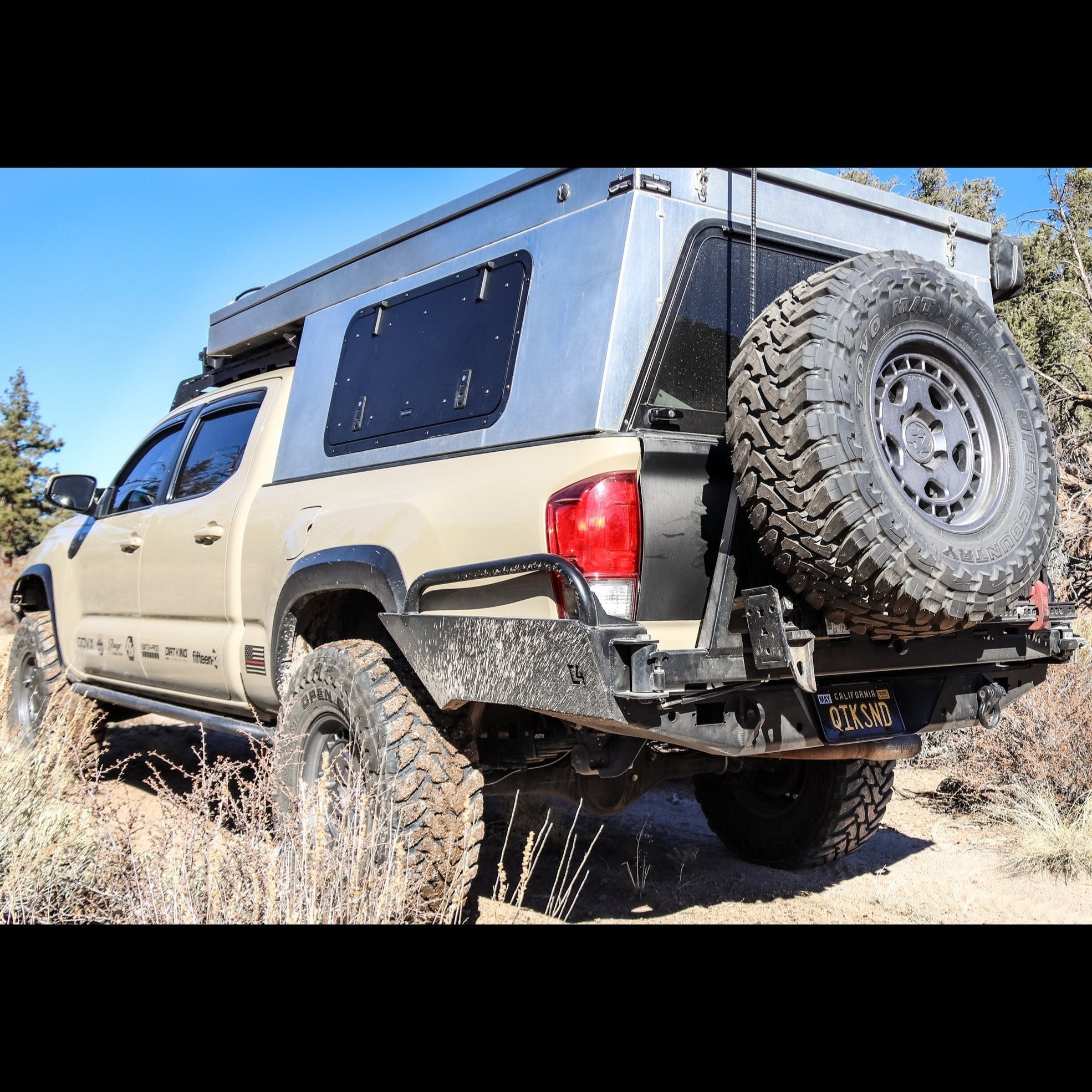 2016-2023 Toyota Tacoma Overland Series High Clearance Rear Bumper