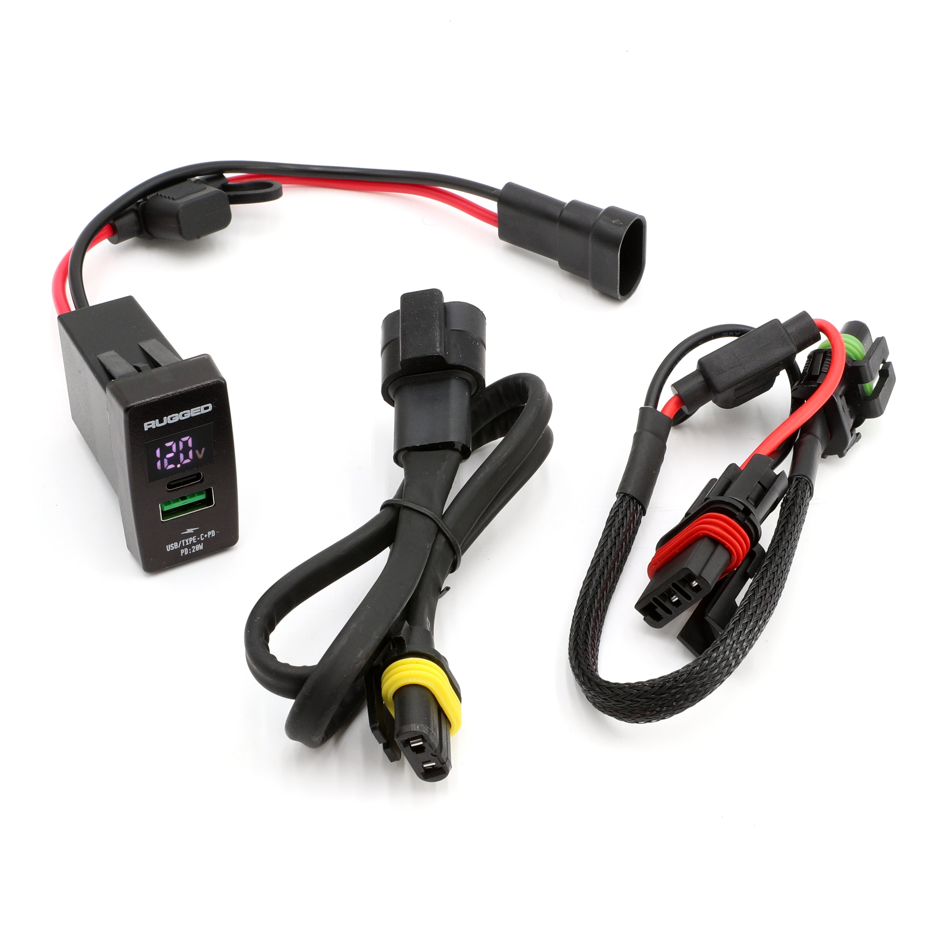 USB Rocker Switch Hub Kit for UTV Pulse Bars
