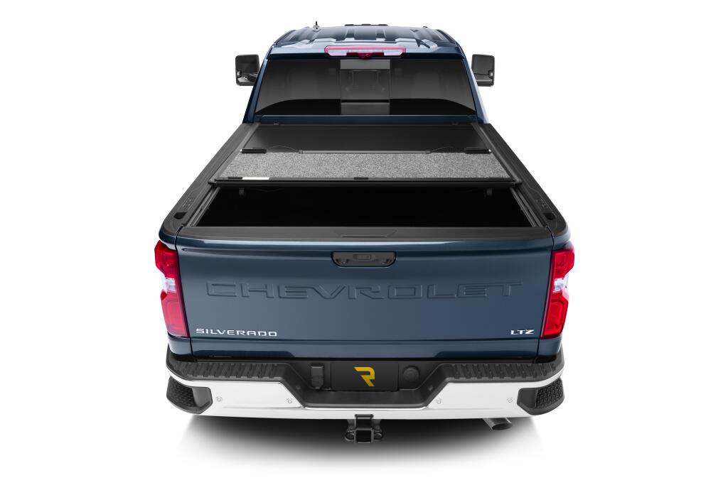 Tonneau Cover Ultra Flex 2020-2026 Silverado/Sierra 2500 HD/3500 HD 8 Foot 2 Inch Bed Matte Black Finish UnderCover