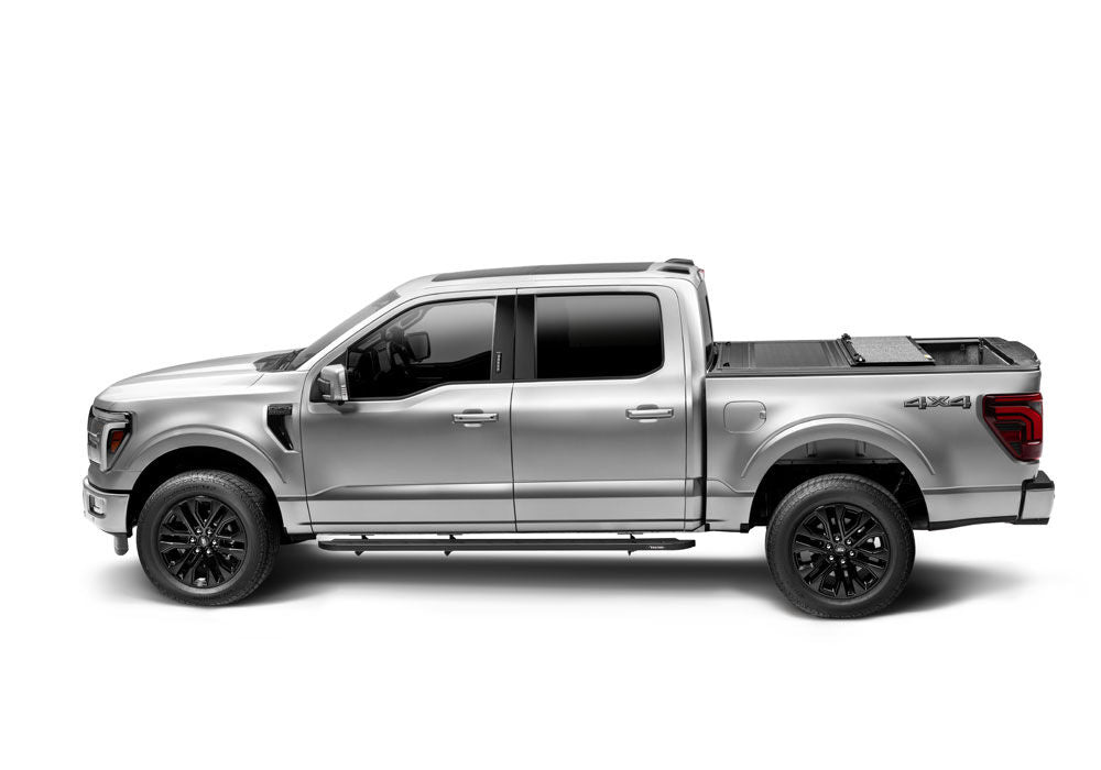 Tonneau Cover RealTruck NASCAR Edition 2019-2027 (New Body Style) Ram 5 Foot 7 Inch Bed Crew Cab Without RamBox Without Multifunction Tailgate Matte Black Finish