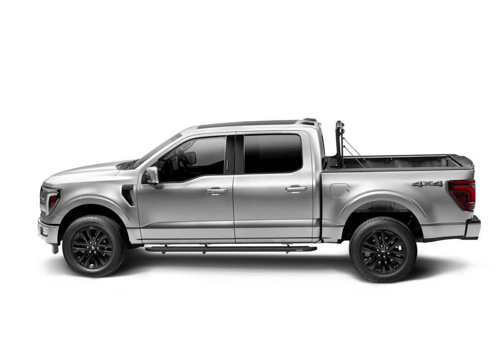 Tonneau Cover RealTruck NASCAR Edition 2019-2027 (New Body Style) Ram 5 Foot 7 Inch Bed Crew Cab Without RamBox Without Multifunction Tailgate Matte Black Finish