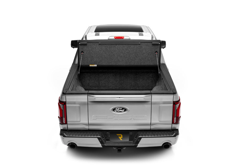 Tonneau Cover RealTruck NASCAR Edition 2019-2027 (New Body Style) Ram 5 Foot 7 Inch Bed Crew Cab Without RamBox Without Multifunction Tailgate Matte Black Finish