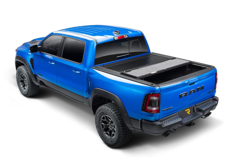 Tonneau Cover Ultra Flex 2019-2026 (New Body Style) Ram 5 Foot 7 Inch Bed Crew Cab Without RamBox Without Multifunction Tailgate Matte Black Finish UnderCover