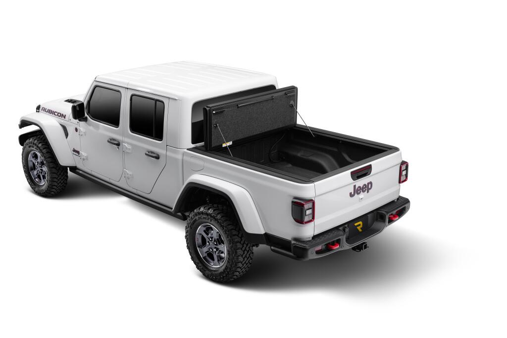 Tonneau Cover Ultra Flex 2020-2025 Jeep Gladiator Matte Black Finish UnderCover