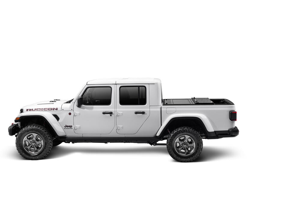 Tonneau Cover Ultra Flex 2020-2025 Jeep Gladiator Matte Black Finish UnderCover