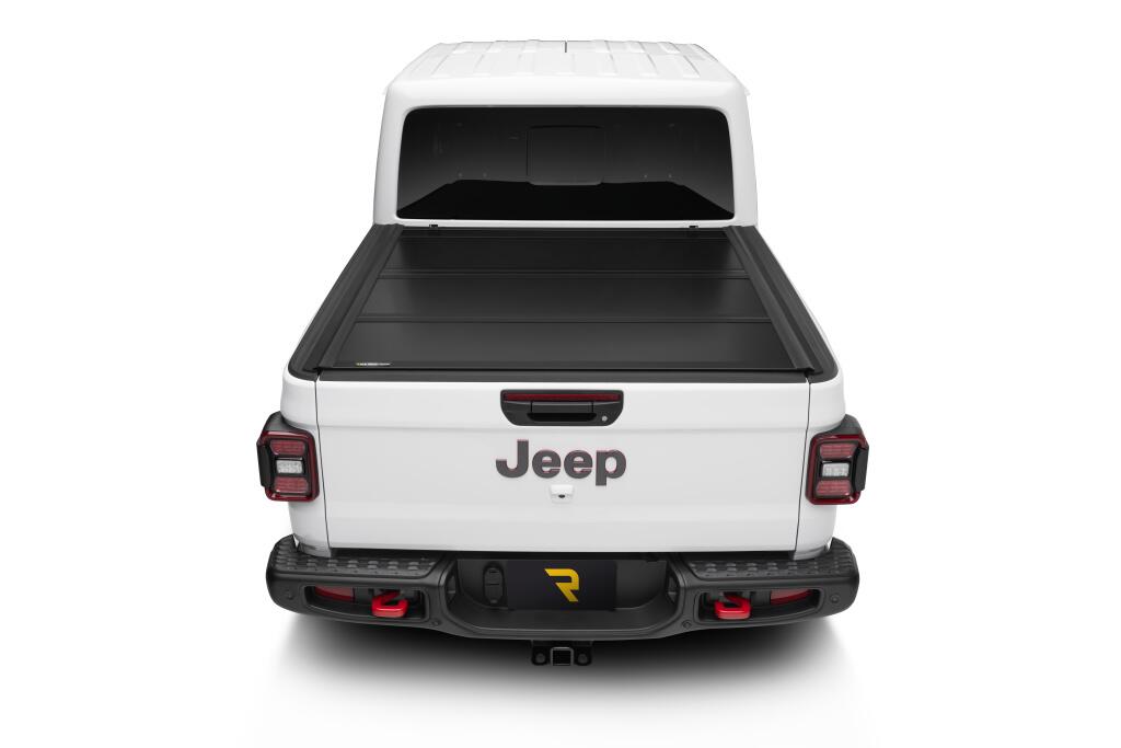 Tonneau Cover Ultra Flex 2020-2025 Jeep Gladiator Matte Black Finish UnderCover