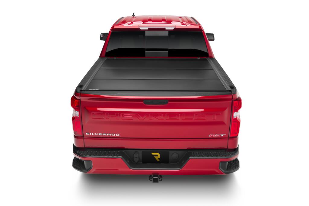 Tonneau Cover Ultra Flex 2016-2024 Nissan Titan 5 Foot 7 Inch Bed Crew With Utili-Track System Matte Black Finish UnderCover