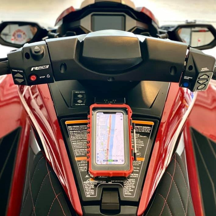 First Version - Phone Holder SafeBox with Flat Mount