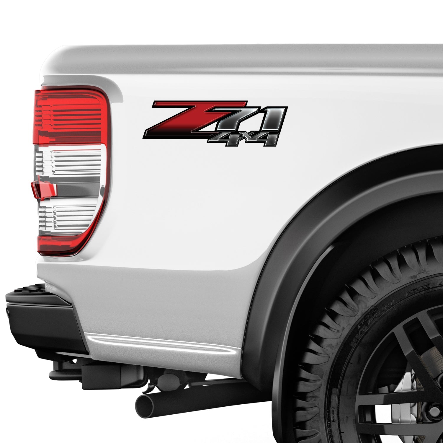 Z71 4x4 Decals Metal Stickers Chevy Silverado - F - 1500 2500 HD Stickers
