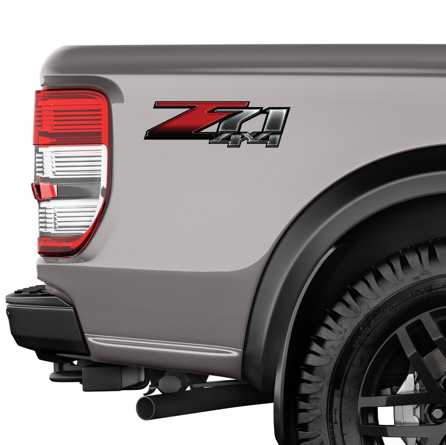 Z71 4x4 Decals Metal Stickers Chevy Silverado - F - 1500 2500 HD Stickers