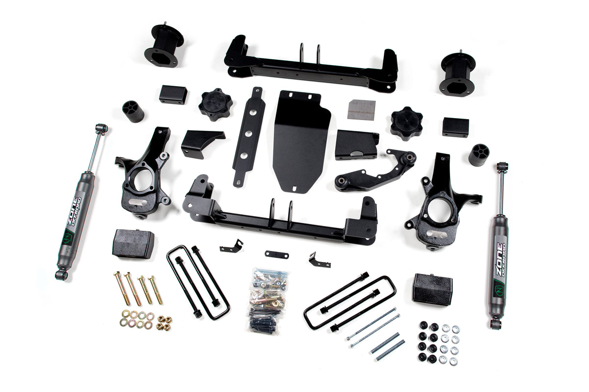 14-18 Silverado/Sierra 1500 4WD 4.5 Inch Cast Steel Arms With Nitro Shocks Zone Offroad