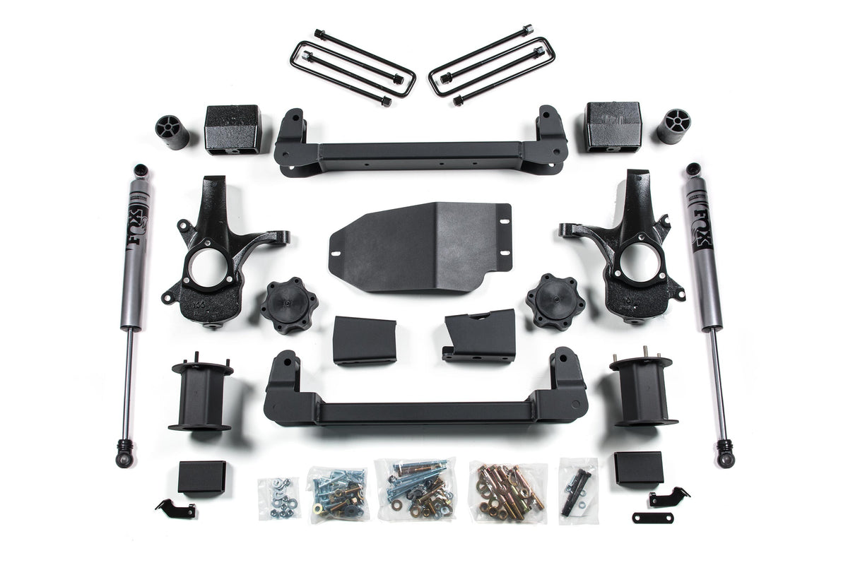 07-13 Chevrolet Silverado/GMC Sierra 1500 6.5 Inch Lift Kit Front Shock: Strut Spacer, Rear Shock: Nitro Series Zone Offroad
