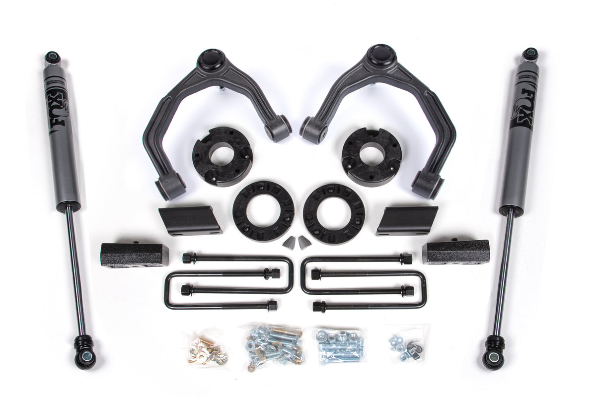 19-23 Silverado/Sierra 1500 3.5 Inch Adventure Series Lift Kit With Nitro Shocks Zone Offroad
