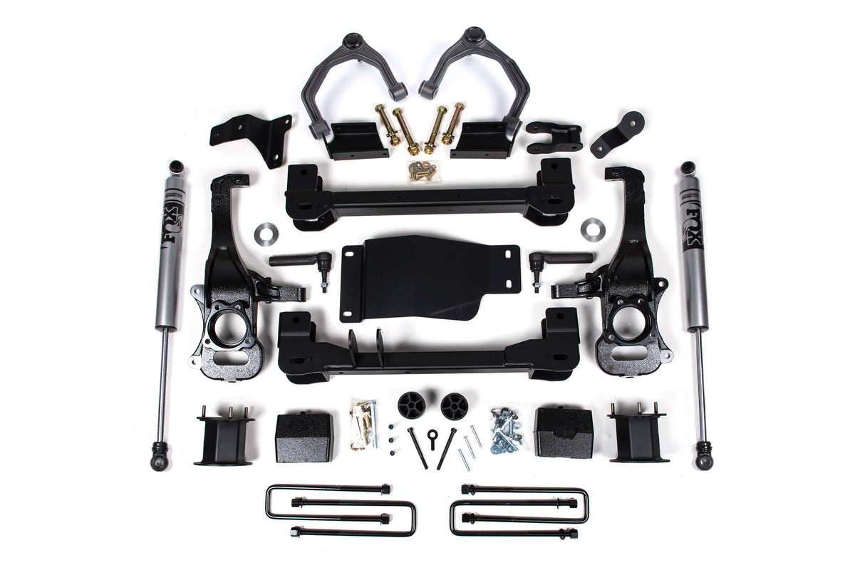 19-24 Chevy/GM Trail Boss / AT4 1500 4WD 4 Inch Lift Kit With FOX Shocks Zone Offroad