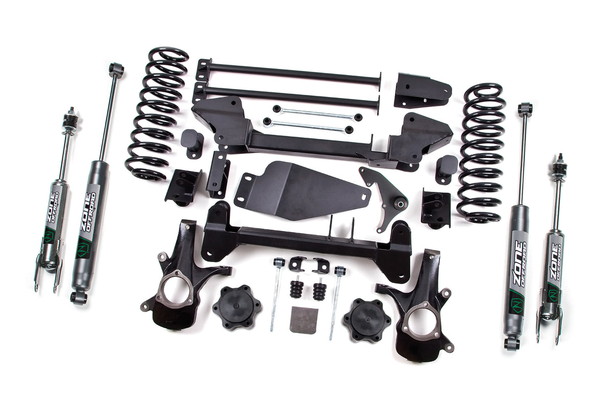 00-06 Tahoe/Yukon/Suburban 6 Inch Lift Kit With Nitro Shocks Zone Offroad