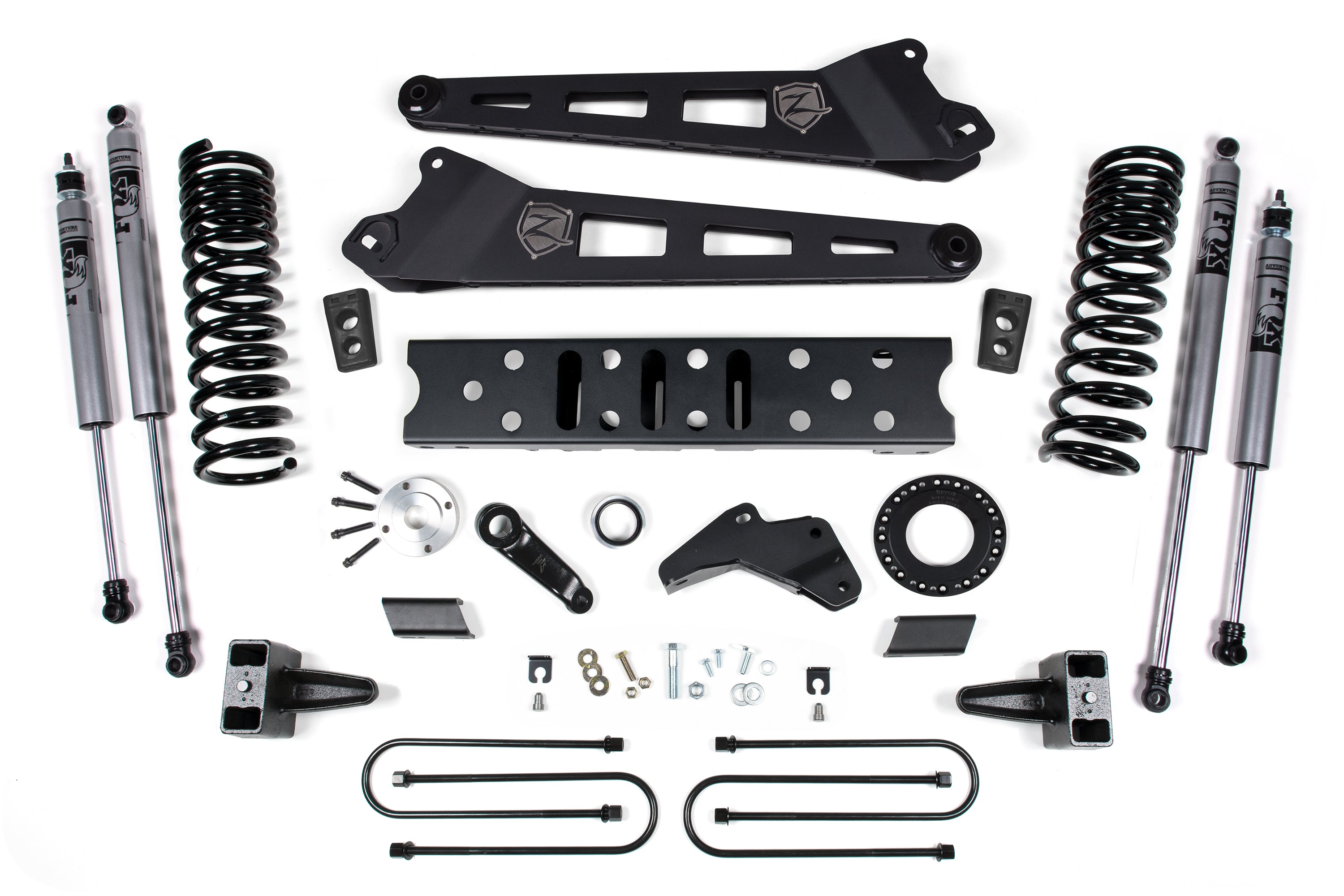 19-24 RAM 3500 5.5 Inch Radius Arm 5 Inch Rear Block With Overload Gas 6-Bolt T-Case Zone Offroad - view 4