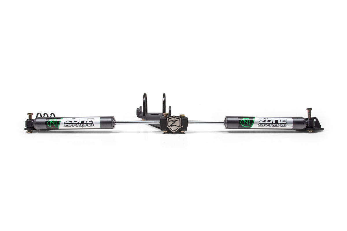 08-13 Ram 2500/3500 4WD Dual Steering Stabilizer Kit Nitro Series Zone Offroad