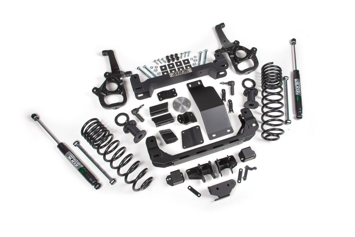 6 Inch Lift Kit for 2025 Ram 1500 4WD 6 Inch Front 5 Inch Rear Suspension Lift System Standard Bore Nitro Rear Shocks Zone Offroad