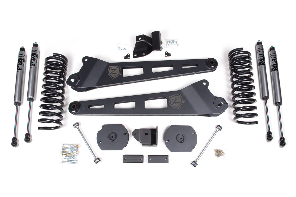2025 Ram 2500 4WD (Diesel) 3 Inch Suspension Lift Kit, 1.25 Inch Rear Lift, Spacer - Fox 2.0 Adventure Series Shocks Zone Offroad