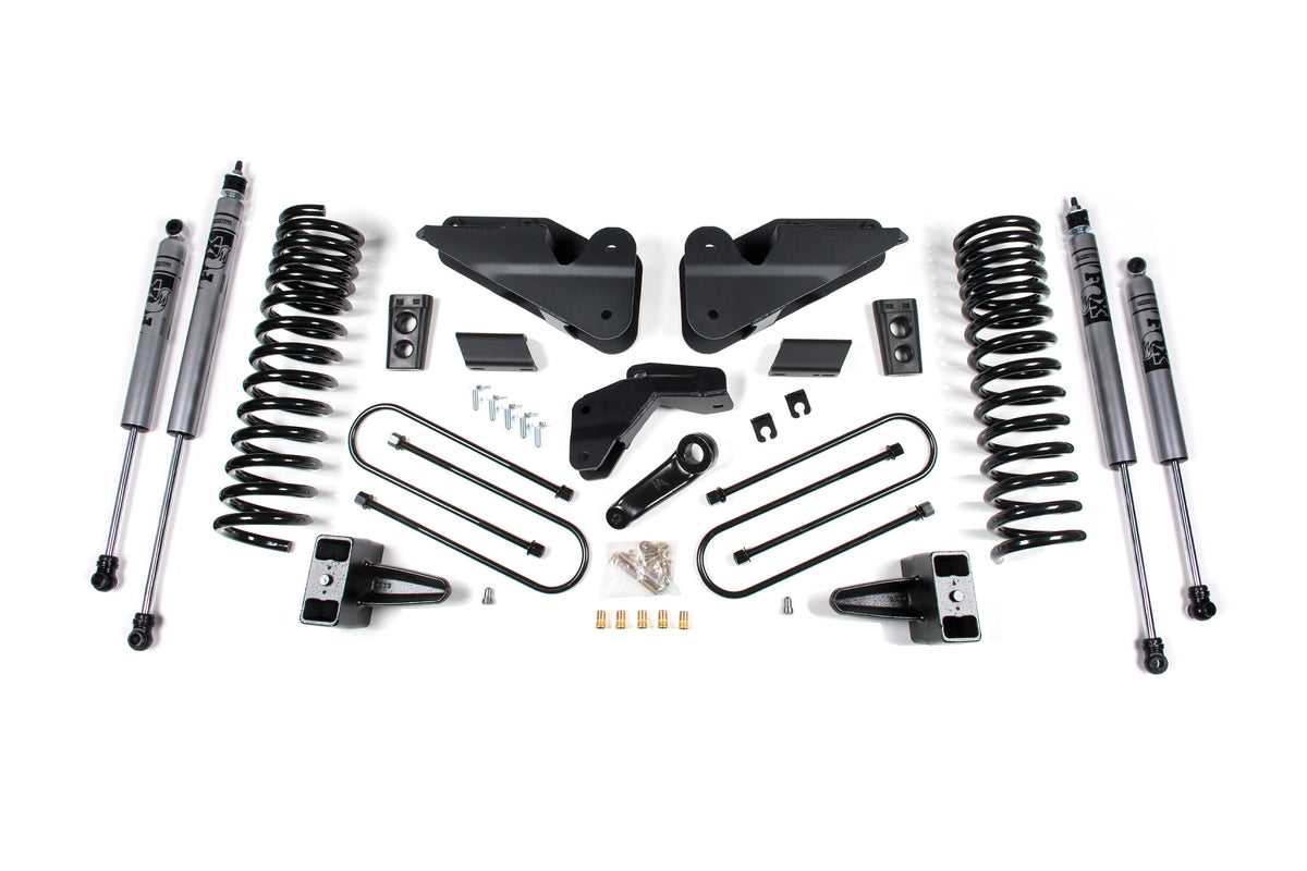 25-26 Ram 3500 (Diesel) 4 Inch Radius Arm Drop Suspension Lift Kit, 2 Inch Rear Lift, Block W/ Overload - Nitro Shocks Zone Offroad