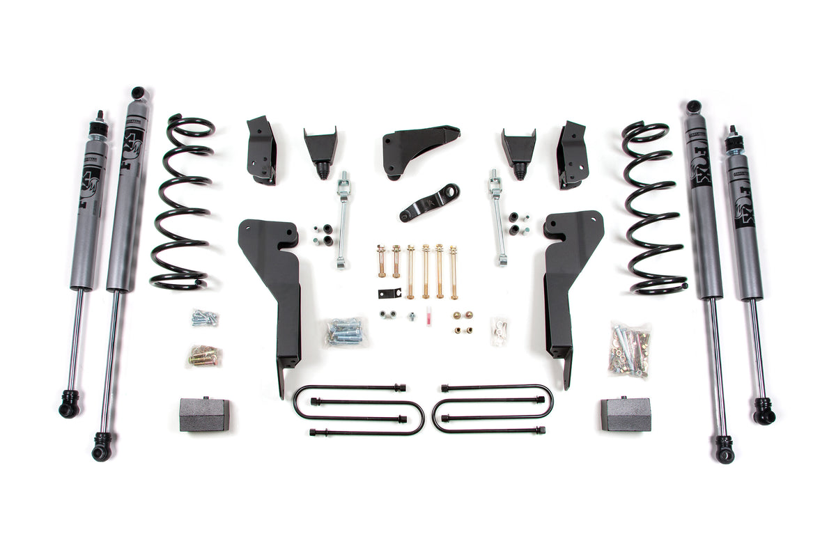 09-13 Dodge RAM 2500 6 Inch Lift Kit With 4 Inch Axle Gas Fox Shocks Zone Offroad