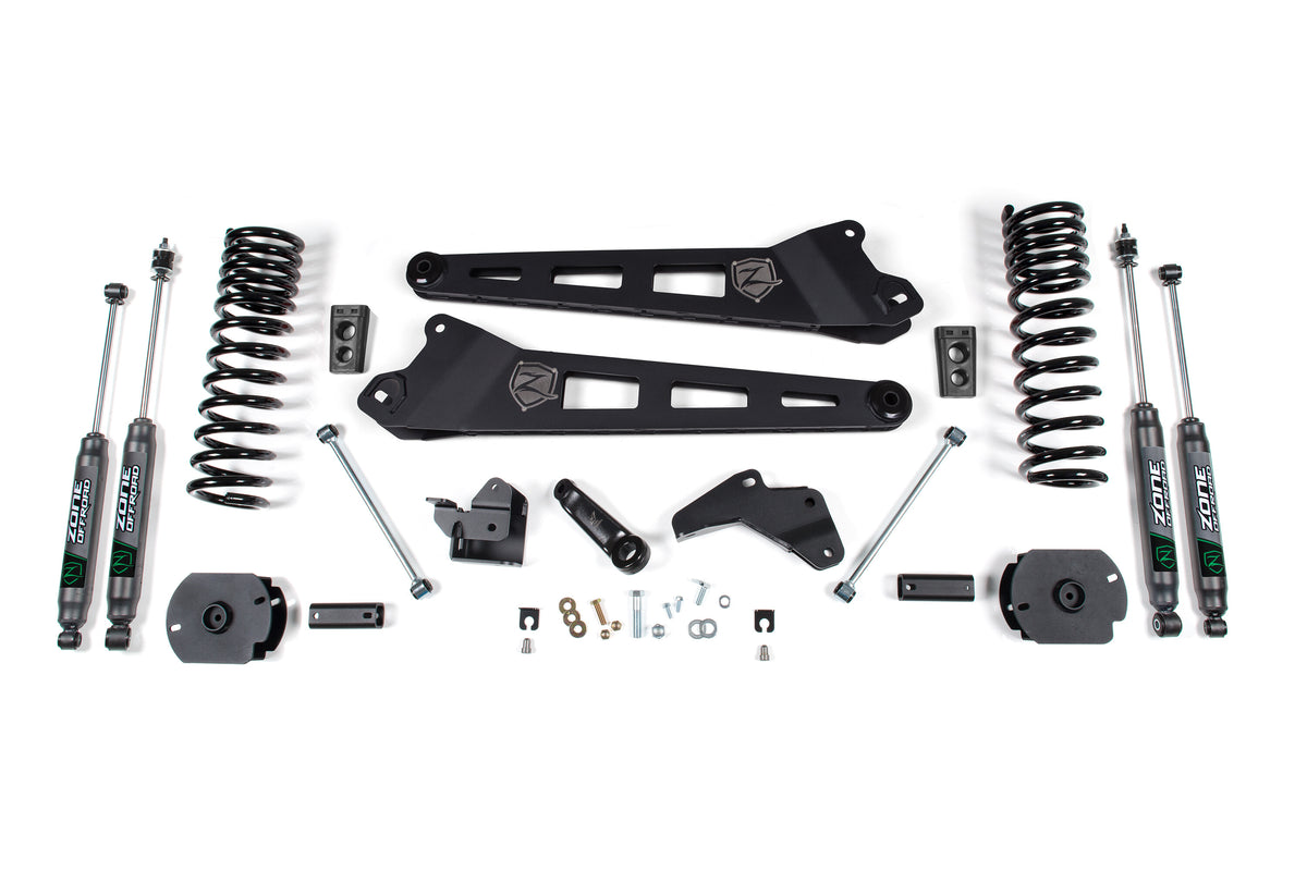 14-18 RAM 2500 4 Inch Replacement Radius Arm Lift Kit Gas Fox Shocks Zone Offroad