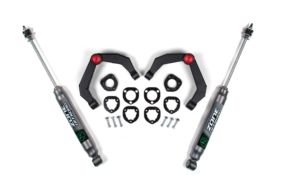 19-23 RAM 1500 2 Inch Leveling Kit With Nitro Shocks Zone Offroad