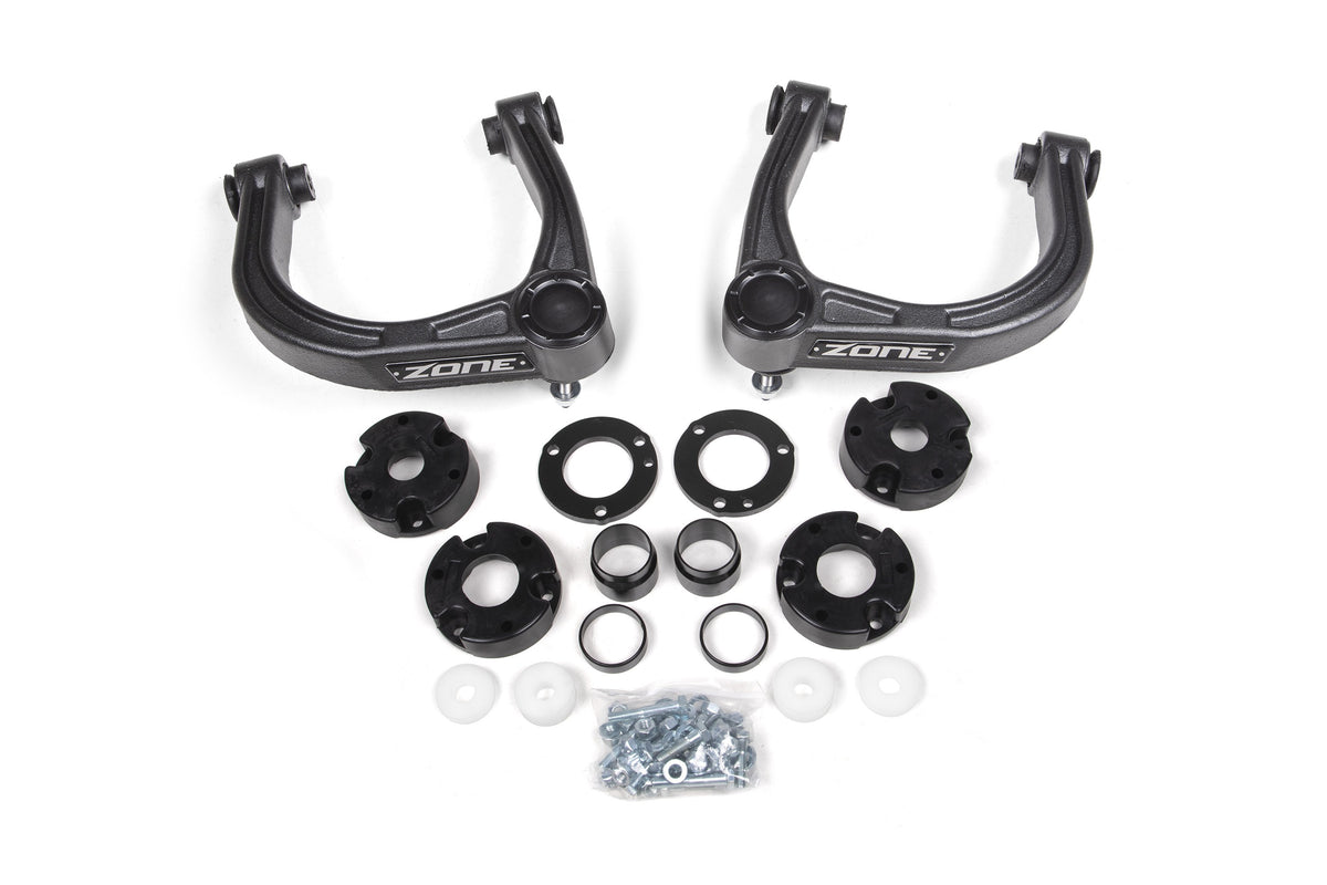 21-23 Ford Bronco 2 Door 3.5 Inch Adventure Series Lift Kit Badlands Non Sasquatch Only No Shocks Zone Offroad