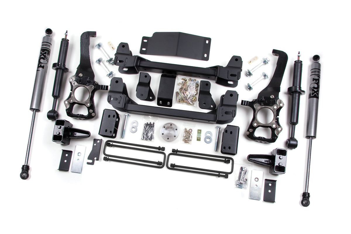 09-12 Ford F-150 6 Inch Lift Kit Fox Shocks Zone Offroad