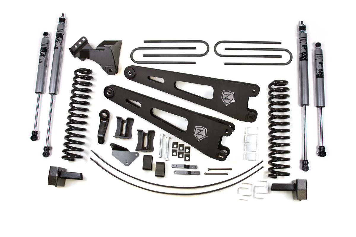 05-07 Ford F-250/F-350 Super Duty 6 Inch Lift Kit Gas Fox Shocks Zone Offroad