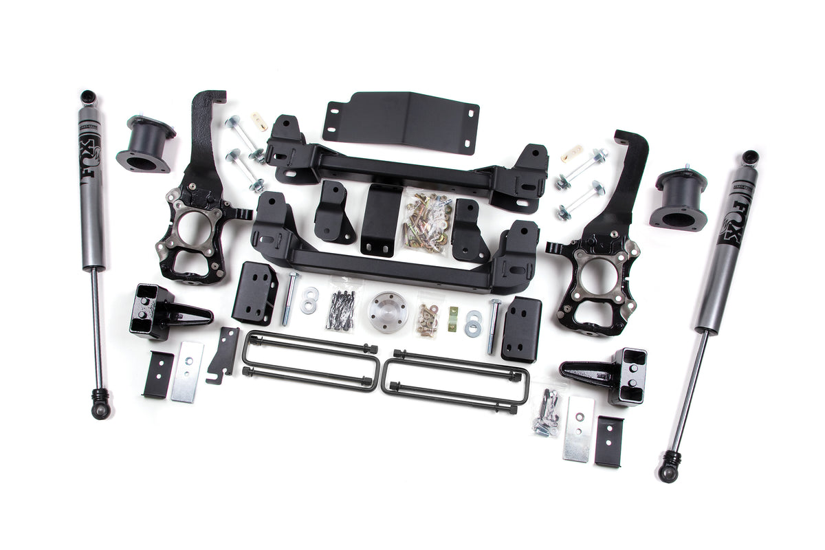 2014 Ford F-150 4 Inch Lift Kit Fox Shocks Zone Offroad
