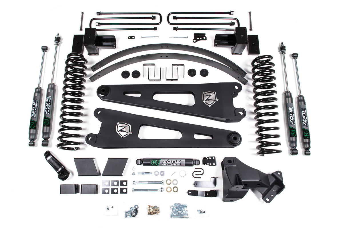 17-19 Ford F-250/350 Super Duty 6 Inch Diesel 3 Leaf Main With Nitro Shocks Zone Offroad