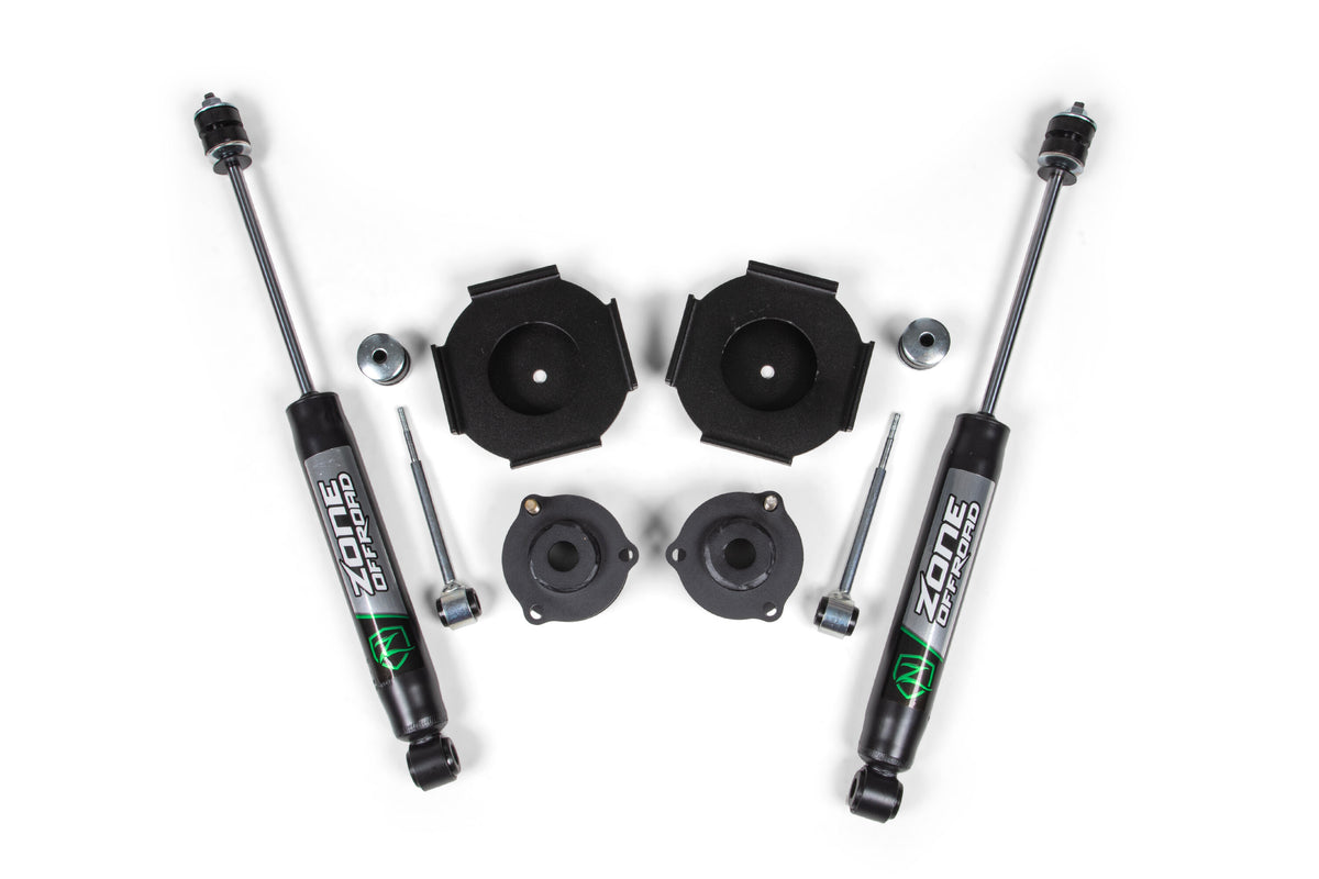 10-23 Toyota 4Runner 3 Inch Suspension Lift Kit 1.5 Inch Rear Coil Spacer Front 2.0 Fox Adventure Shocks Rear Zone Offroad
