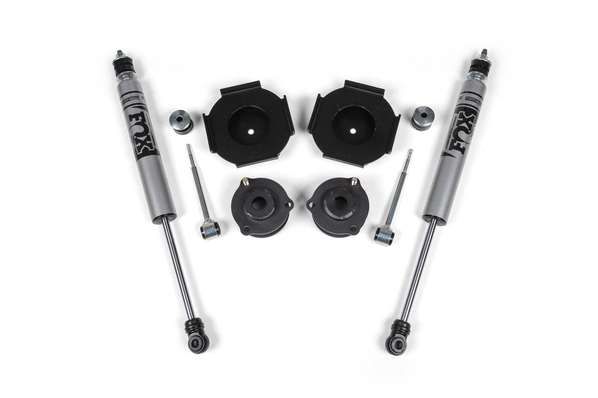 10-23 Toyota 4Runner 3 Inch Suspension Lift Kit 1.5 Inch Rear Coil Spacer Front 2.0 Fox Adventure Shocks Rear Zone Offroad