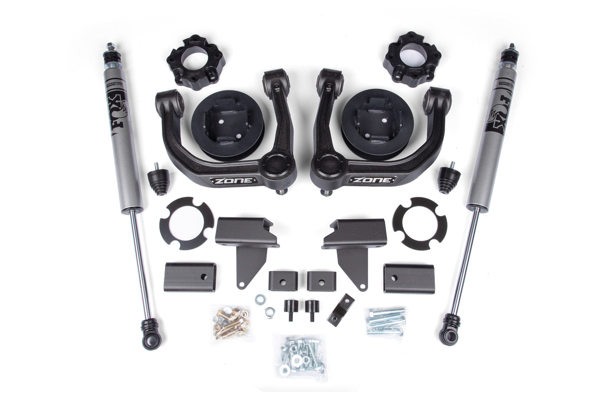 22-26 Toyota Tundra 4WD 3.25 Inch Adventure Series Lift Kit 1.75 Inch Rear Spacer Nitro Rear Shocks Zone Offroad