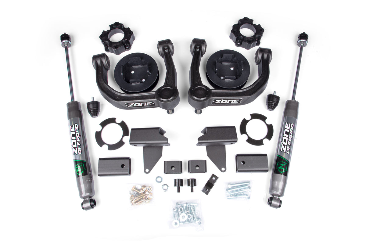 22-26 Toyota Tundra 4WD 3.25 Inch Adventure Series Lift Kit 1.75 Inch Rear Spacer Nitro Rear Shocks Zone Offroad