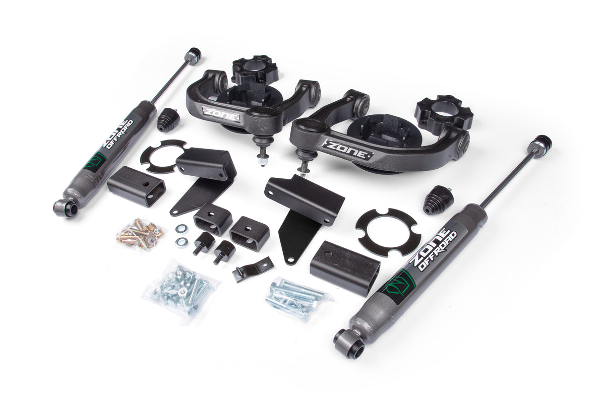 22-26 Toyota Tundra 4WD 3.25 Inch Adventure Series Lift Kit 1.75 Inch Rear Spacer Nitro Rear Shocks Zone Offroad