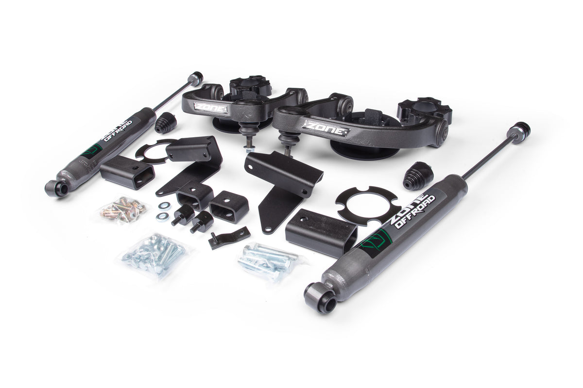 22-26 Toyota Tundra 4WD 3.25 Inch Adventure Series Lift Kit 1.75 Inch Rear Spacer Nitro Rear Shocks Zone Offroad