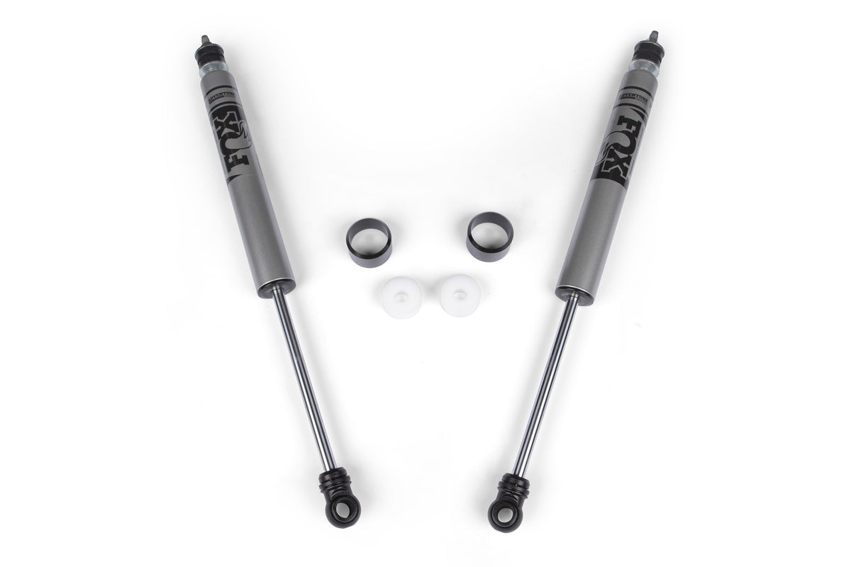 24-26 Toyota Tacoma (TRD Offroad Red Struts) 4WD 2 Inch Leveling Kit 0 Inch Rear Lift Fox 2.0 Adventure Series Shocks Zone Offroad